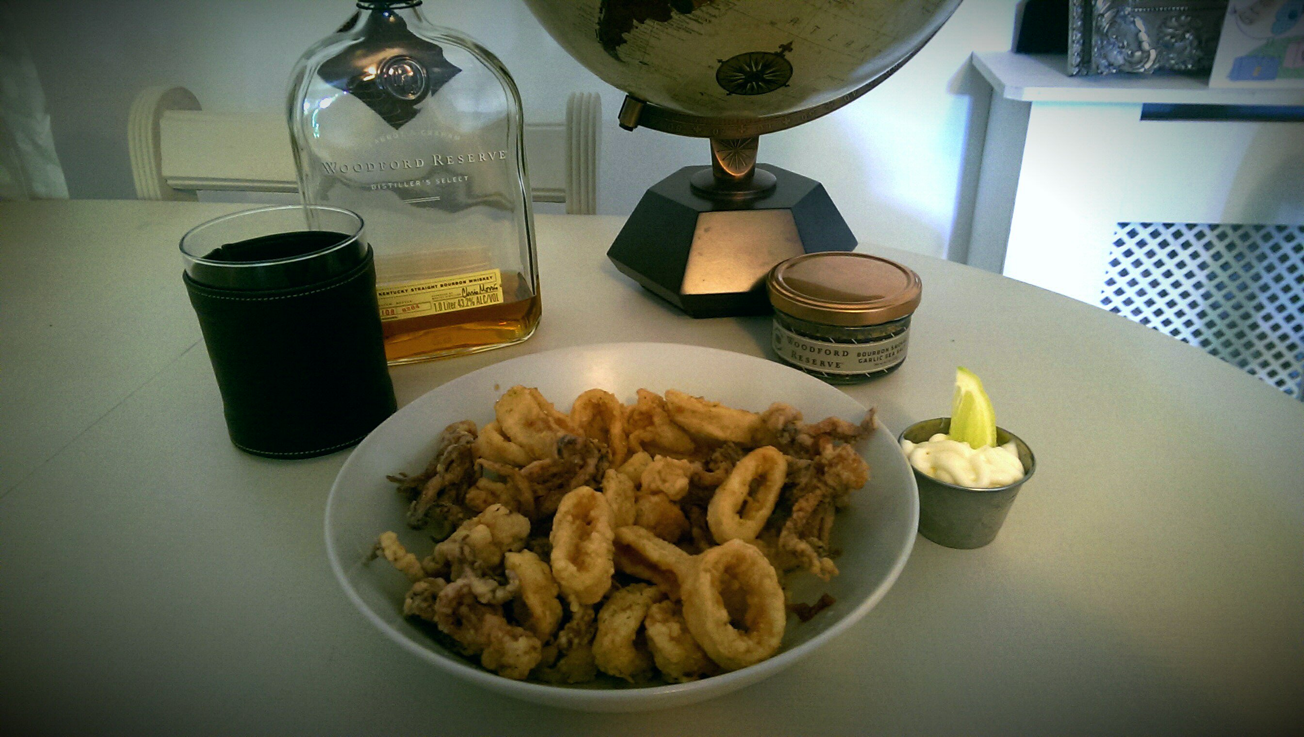 This one time, at band camp, I made bourbon-infused calamari.  You know it was good.